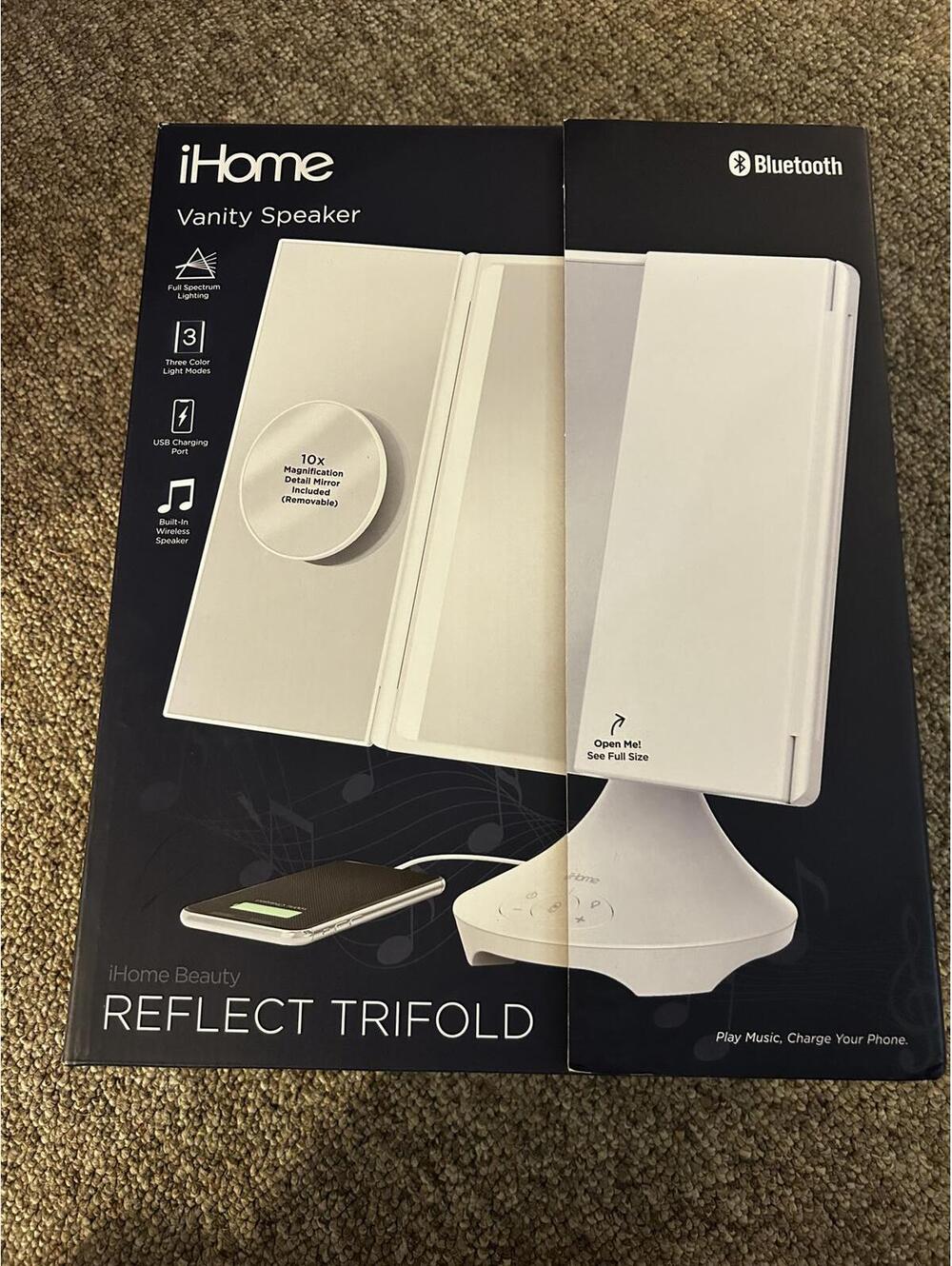 iHome Reflect Trifold Vanity Speaker Bluetooth